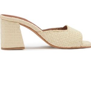 NEW- Crosswoven Block Heel